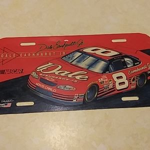 Vintage Dale Earnhardt Jr. Decorative NASCAR car tags